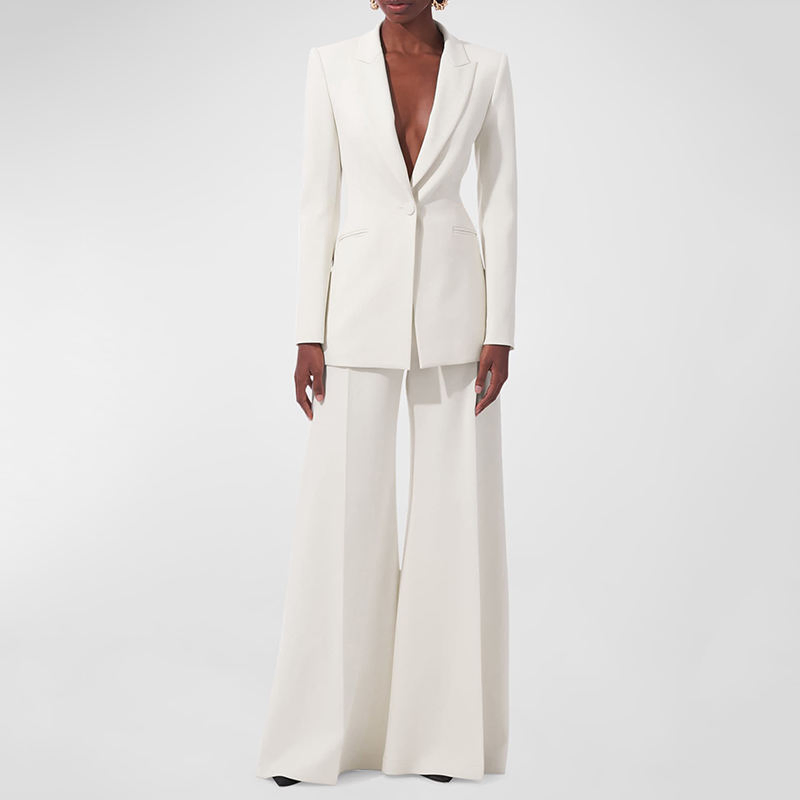 Stylish Women's Summer Blazer and Pants Set for Office Wear