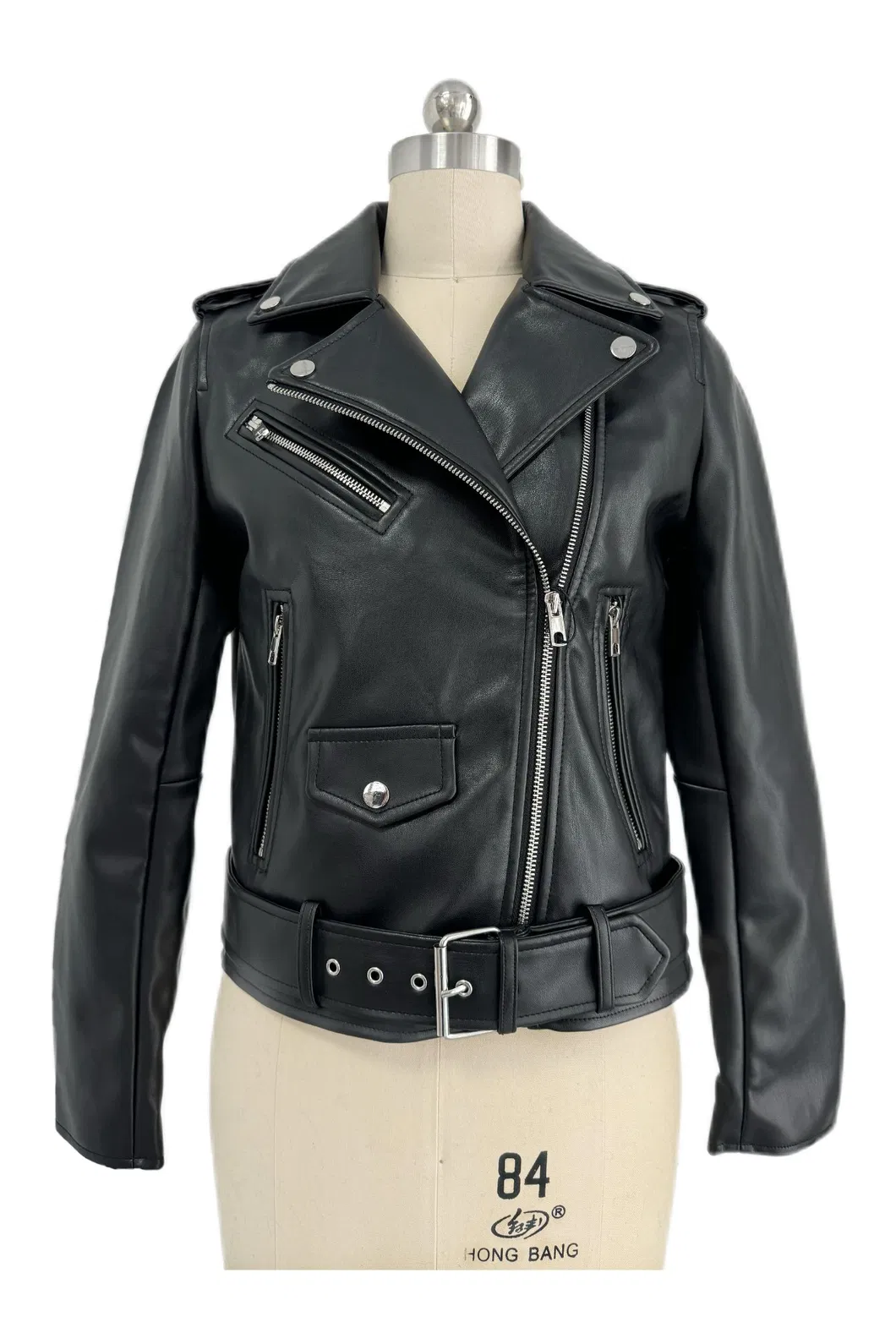 Motorcycle PU Leather Jacket View 3