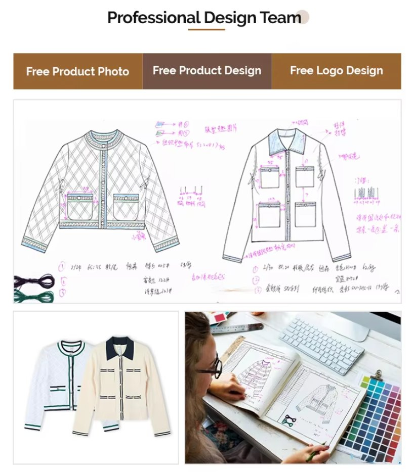 S26107 Women's Crewneck Raglan Sleeve Cardigan Fw26