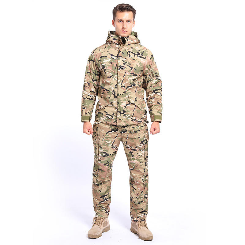 G8 Heavy Duty Wholesale Leather Waterproof Jacket, Combat Style with Hood and Zippers