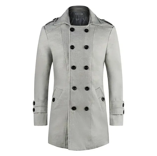Men's Trench Coat Detail 2