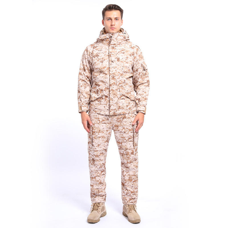 G8 Heavy Duty Wholesale Leather Waterproof Jacket, Combat Style with Hood and Zippers