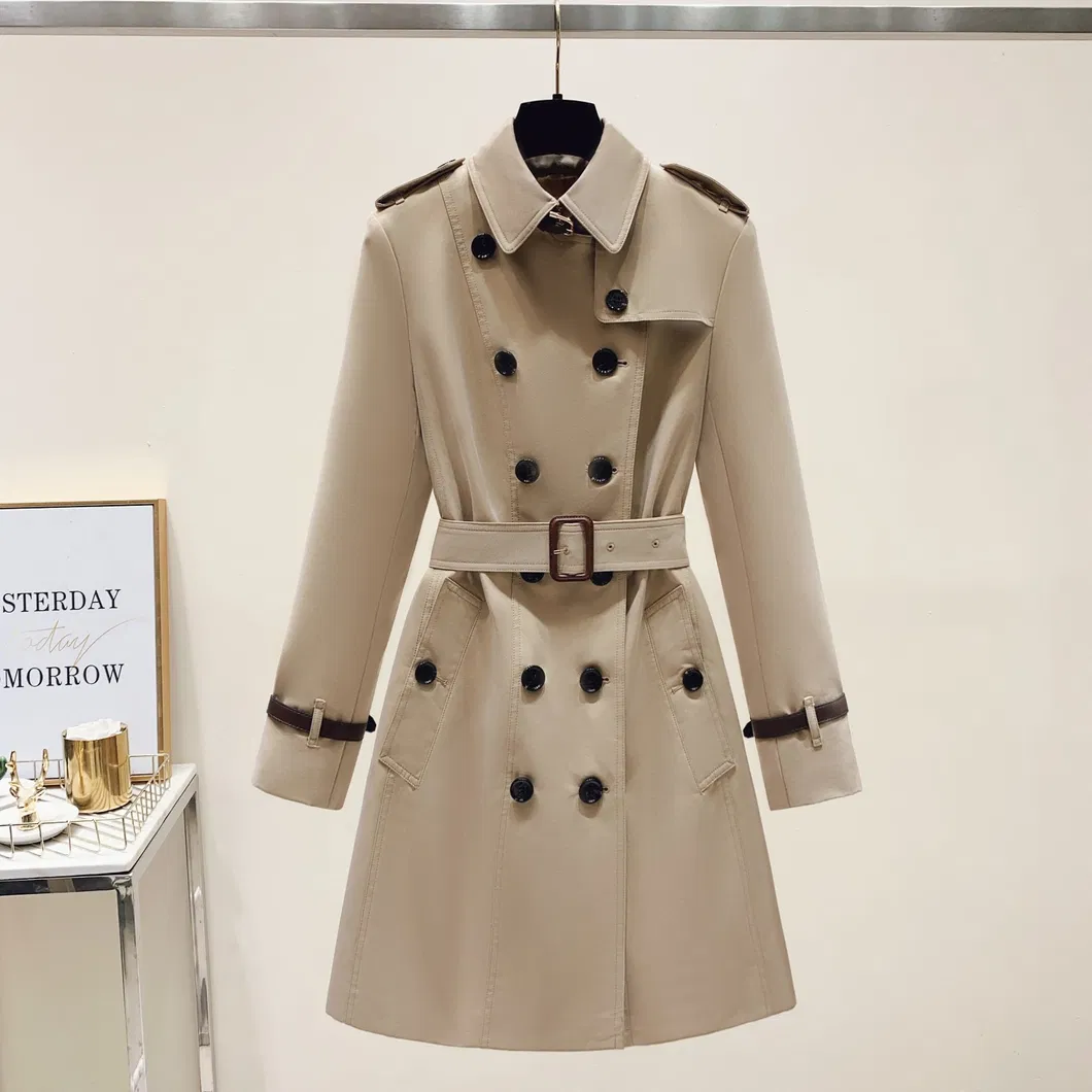 Classic Simple Casual Trench Coat 4