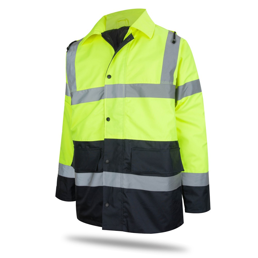 Outdoor Casual Workwear Fleece Parkas Jacket for Men Windproof Cargo Clothing with Multi-Pockets Wind Breaker Jacket Coats