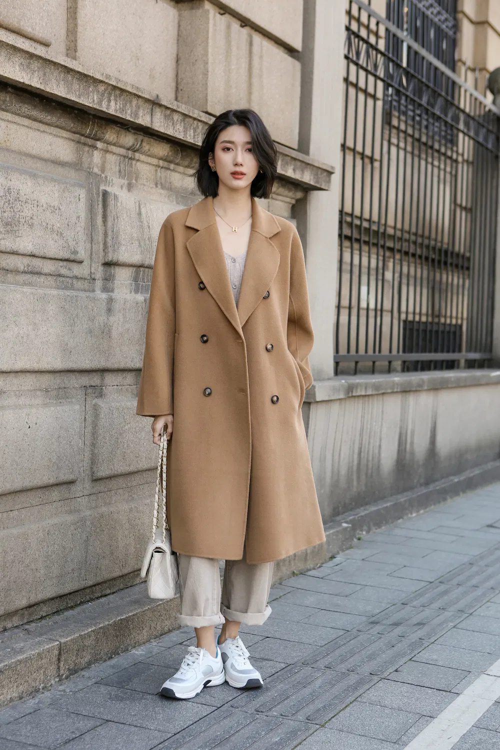 Long Sleeve Slim Coat