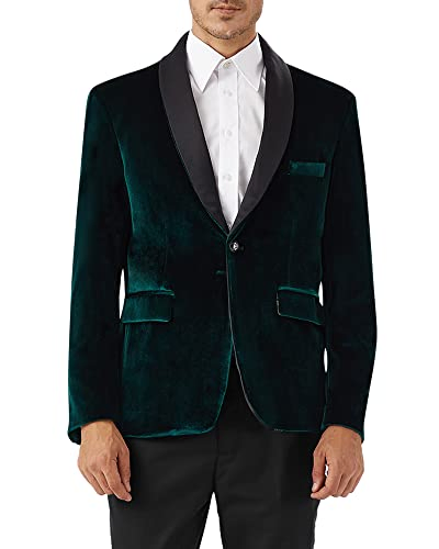 Blazer for Men Slim Fit One Button Sport Coat
