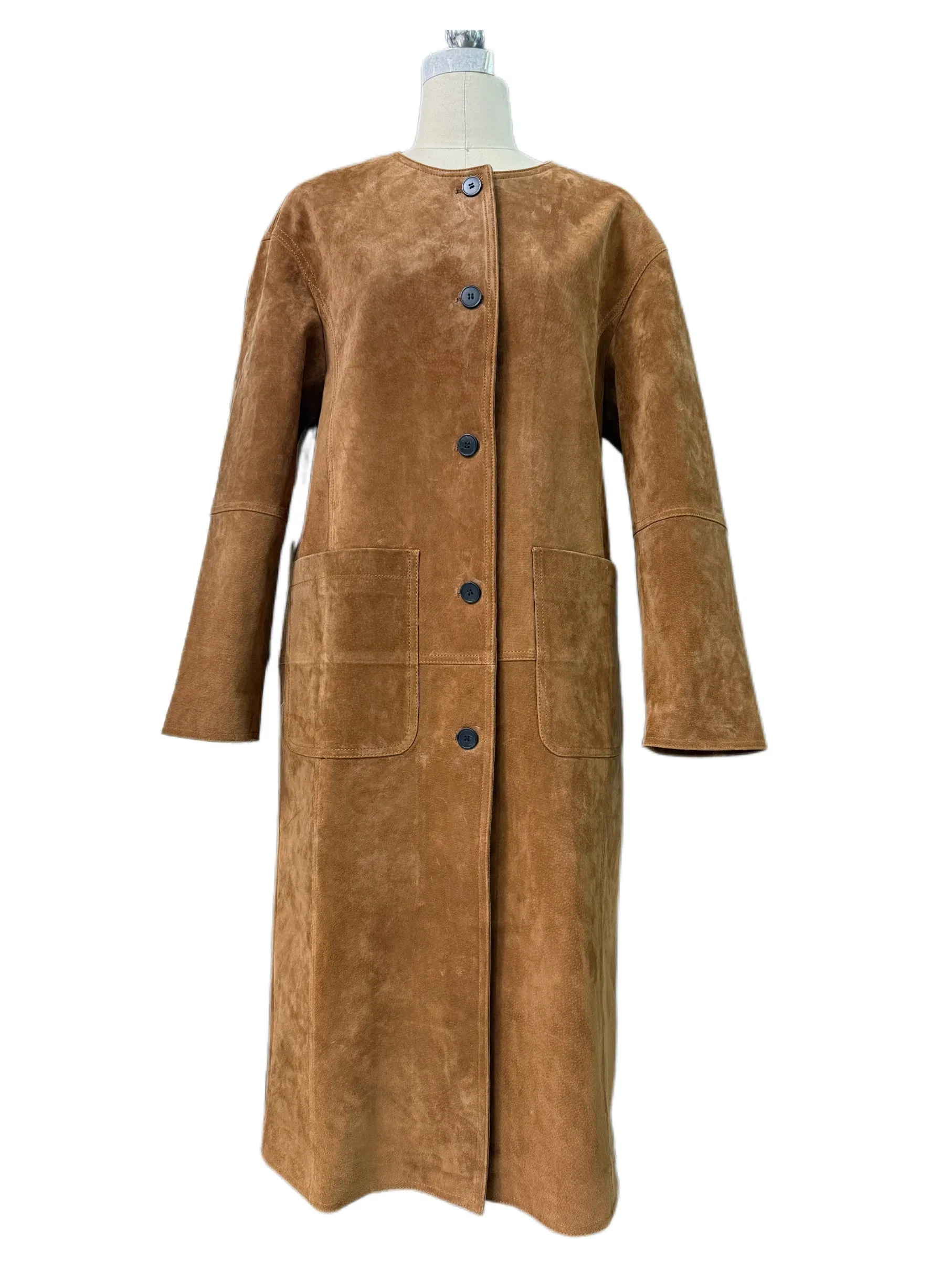 Genuine Leather Coats Jackets Pigskin Leather Clothing Clothes Spring Women Clothing