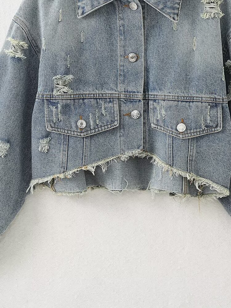 Custom Chic Classic Denim Jacket for Effortless Everyday Style