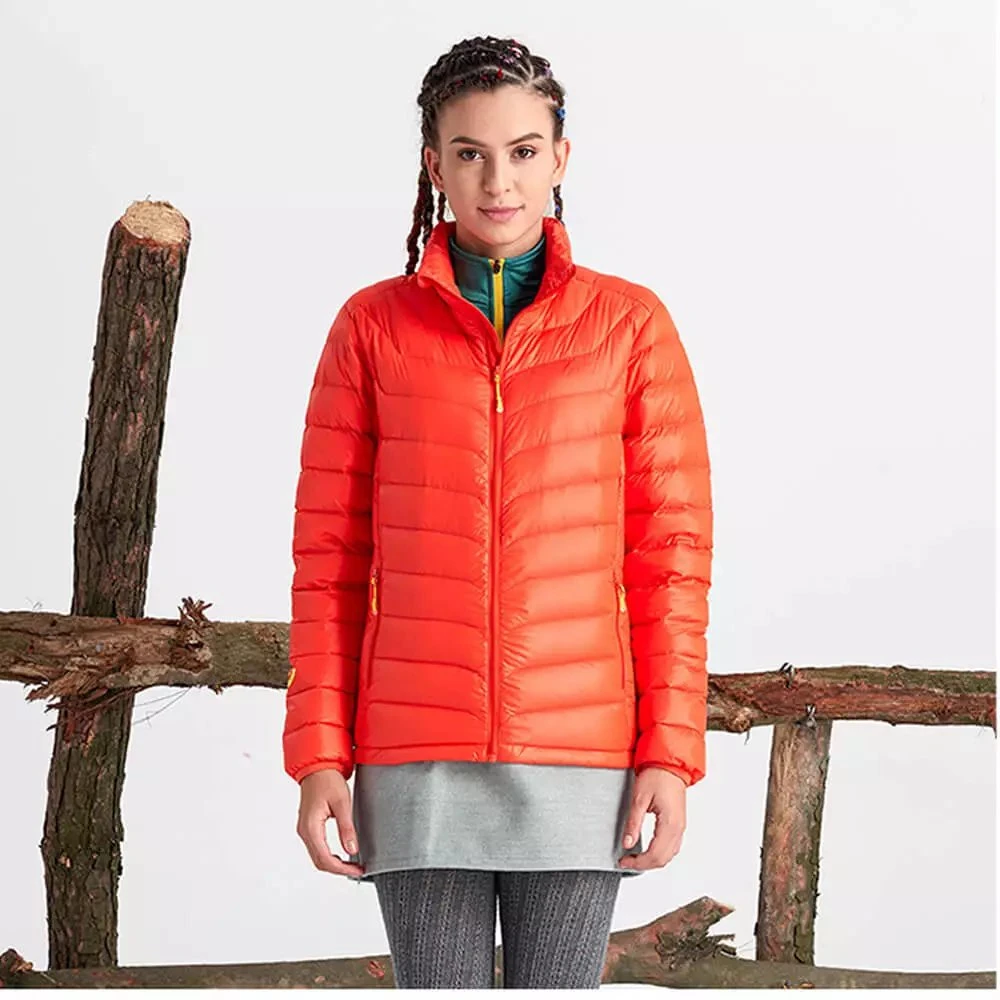 Free Sample Fashion 2019 Woman Quilted Down Jacket for Winter