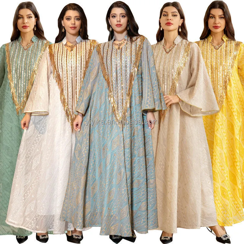 Elegant Muslim Maxi Dress 4