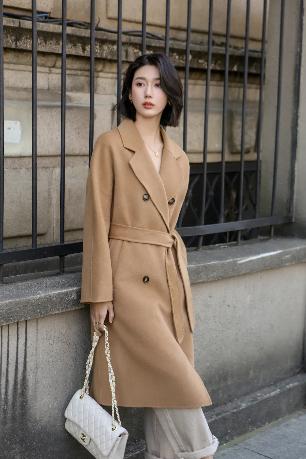 Elegant Cashmere Winter Coat