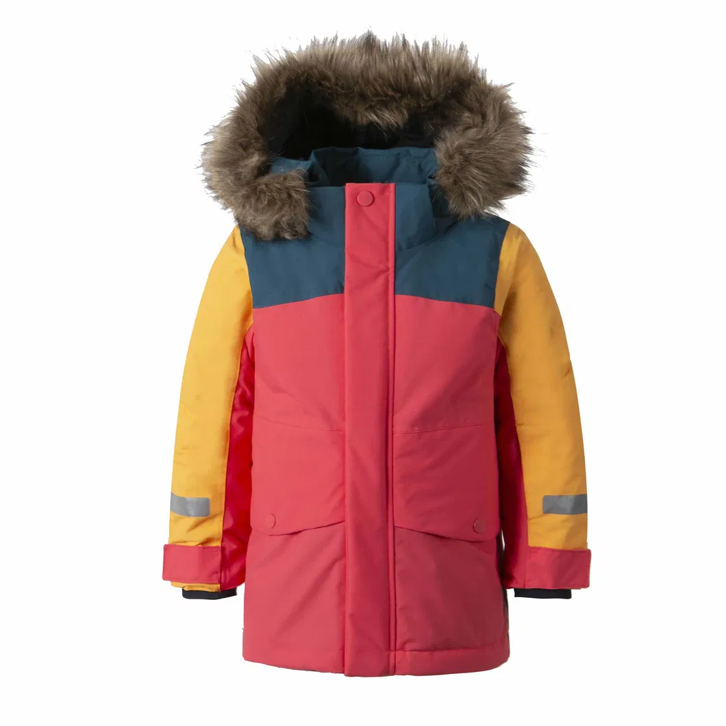 Children's Two-Tone Insulated Outdoor Parka