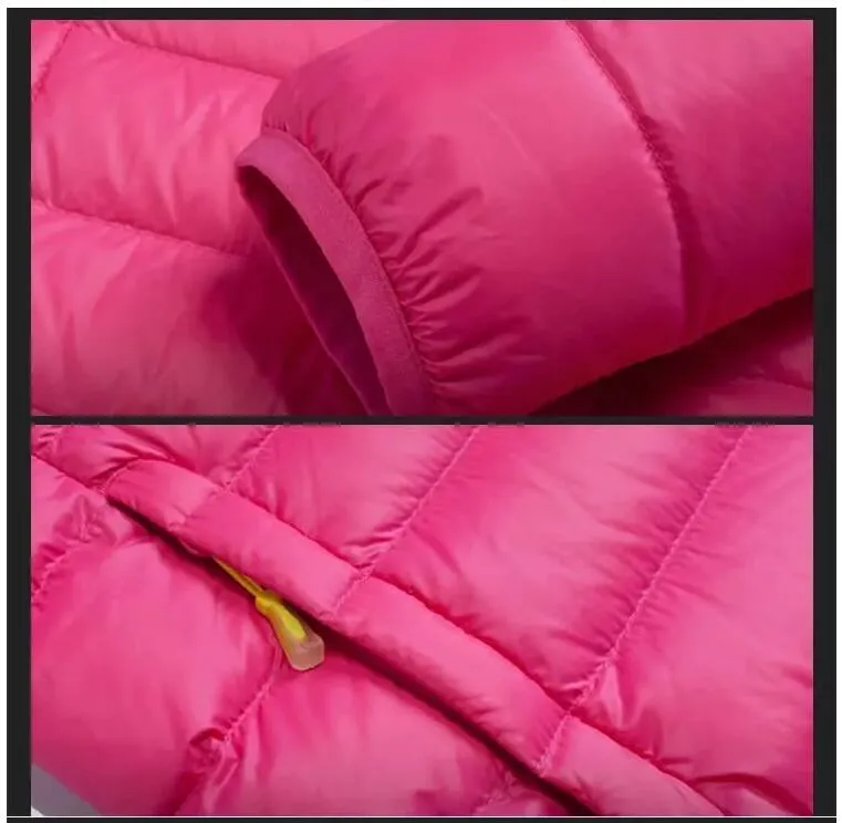 Quilted Down Jacket Front View