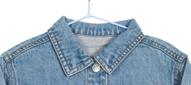Fashion Coat Long Sleeve 100% Cotton Denim Jacket Clothing Outwear