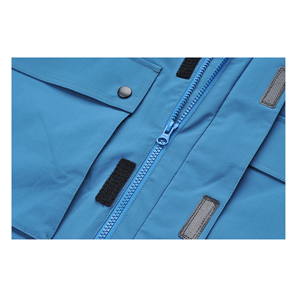 Men Winter Waterproof Outdoor Waterproof Sports Wear Warm Coat Blue Parka