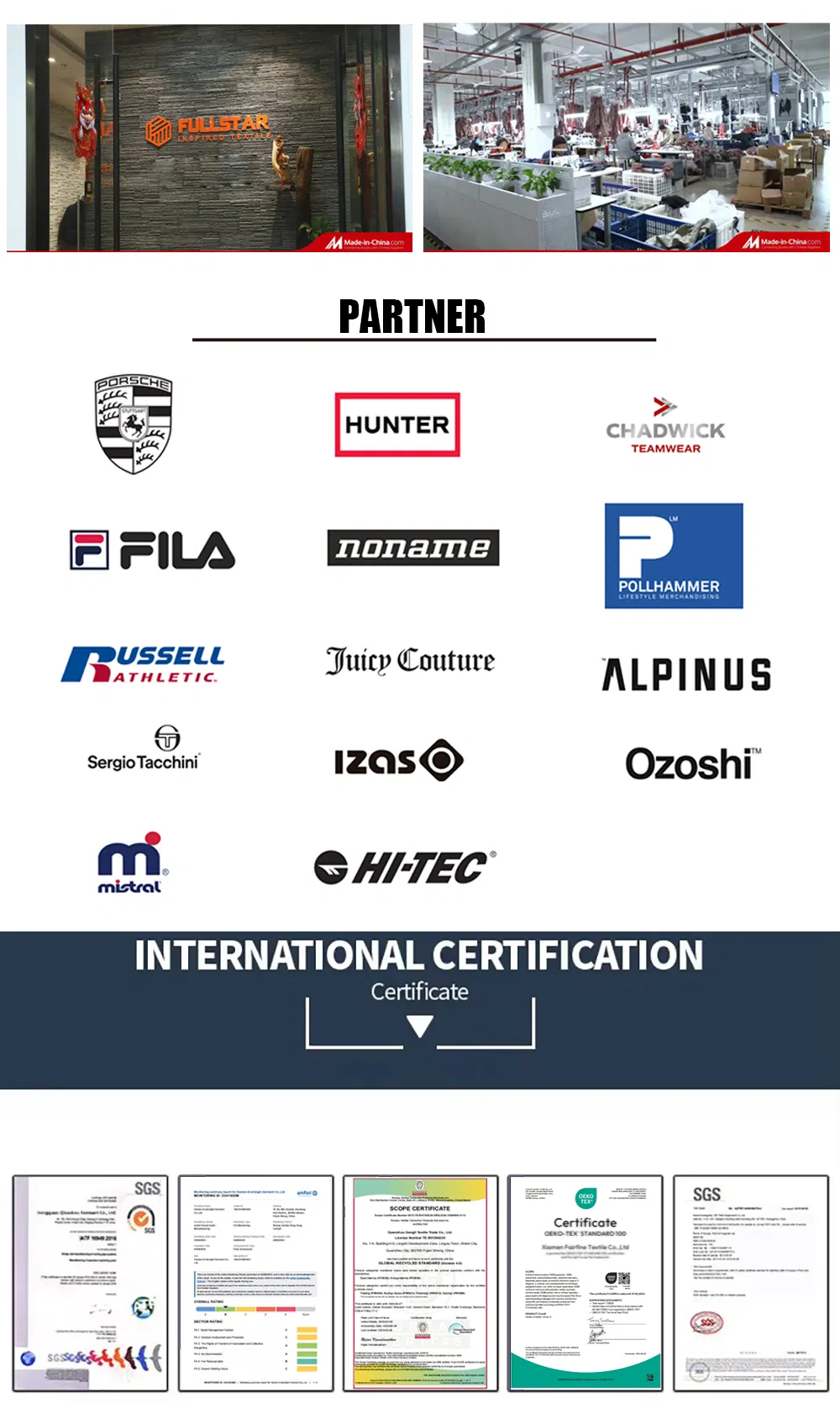 Size Chart and Details