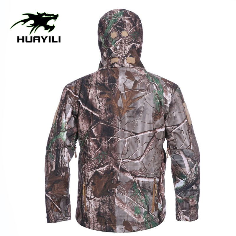 China Warehouse Safety Tactical Camouflage Winter Men Leather Fashion Varsity Waterproof Jacket