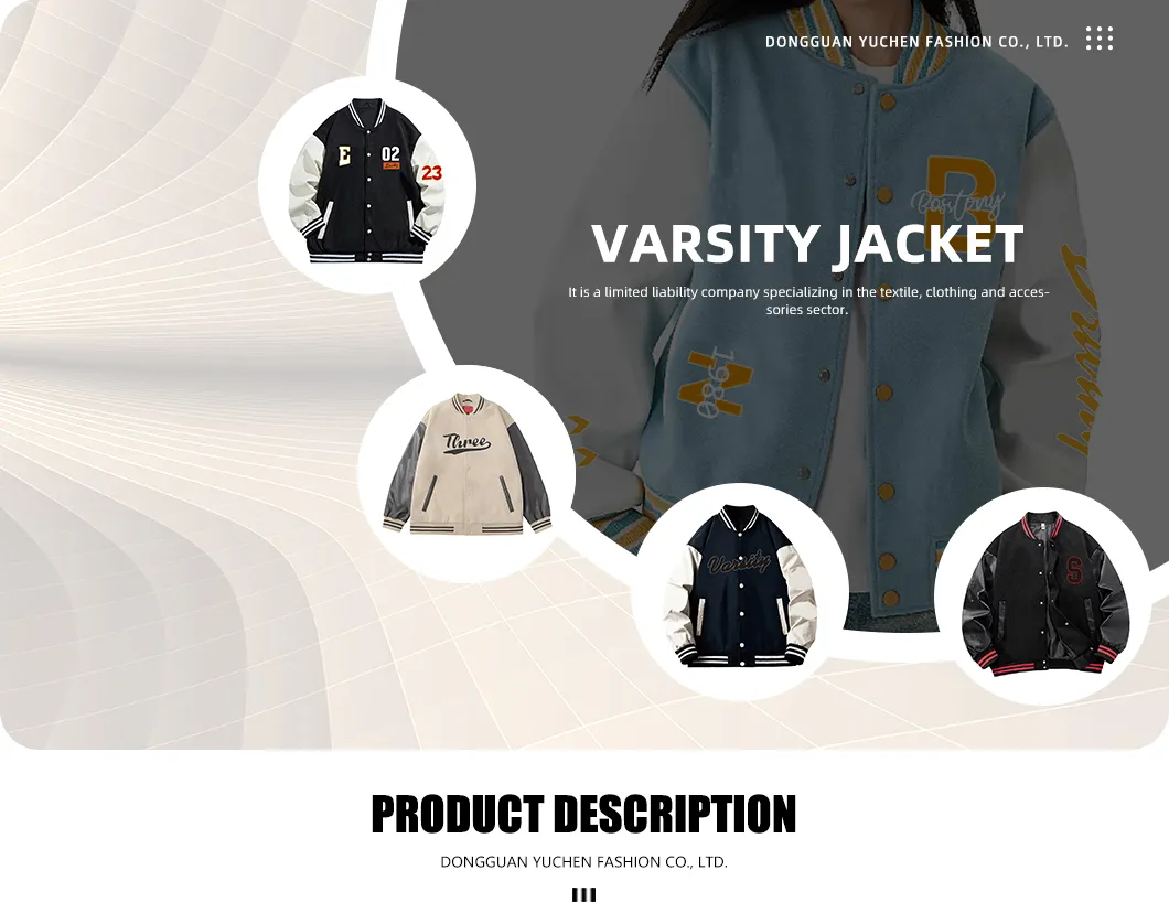 Varsity Bomber Jacket Detail