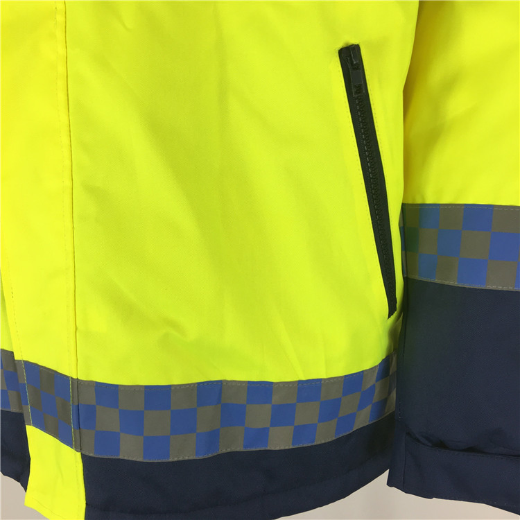 Customerized Traffic Hi Vis Winter Waterproof Parka