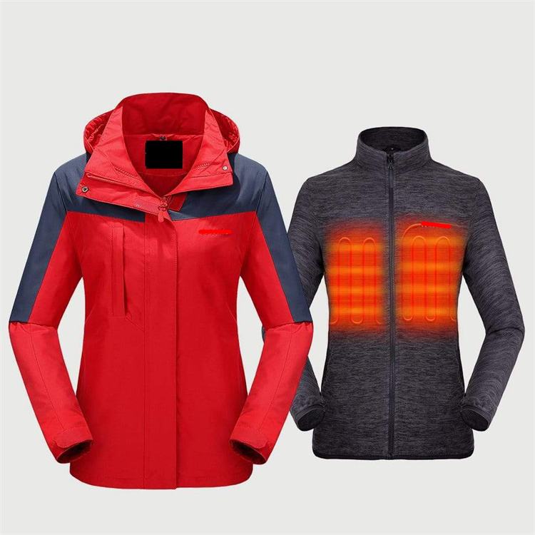 Factory Wholesale Manufacture Color Custom Heated Women Parka