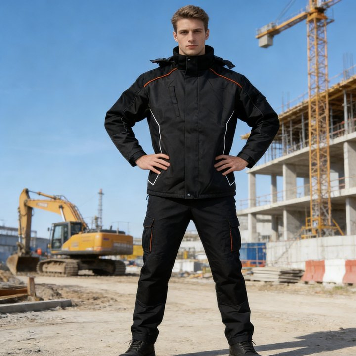 Hot Sale OEM Manufacturer Coldproof Reflective Strips Custom Winter Parka