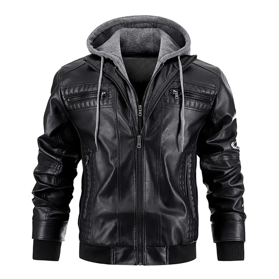 Two Tone Leather Jacket