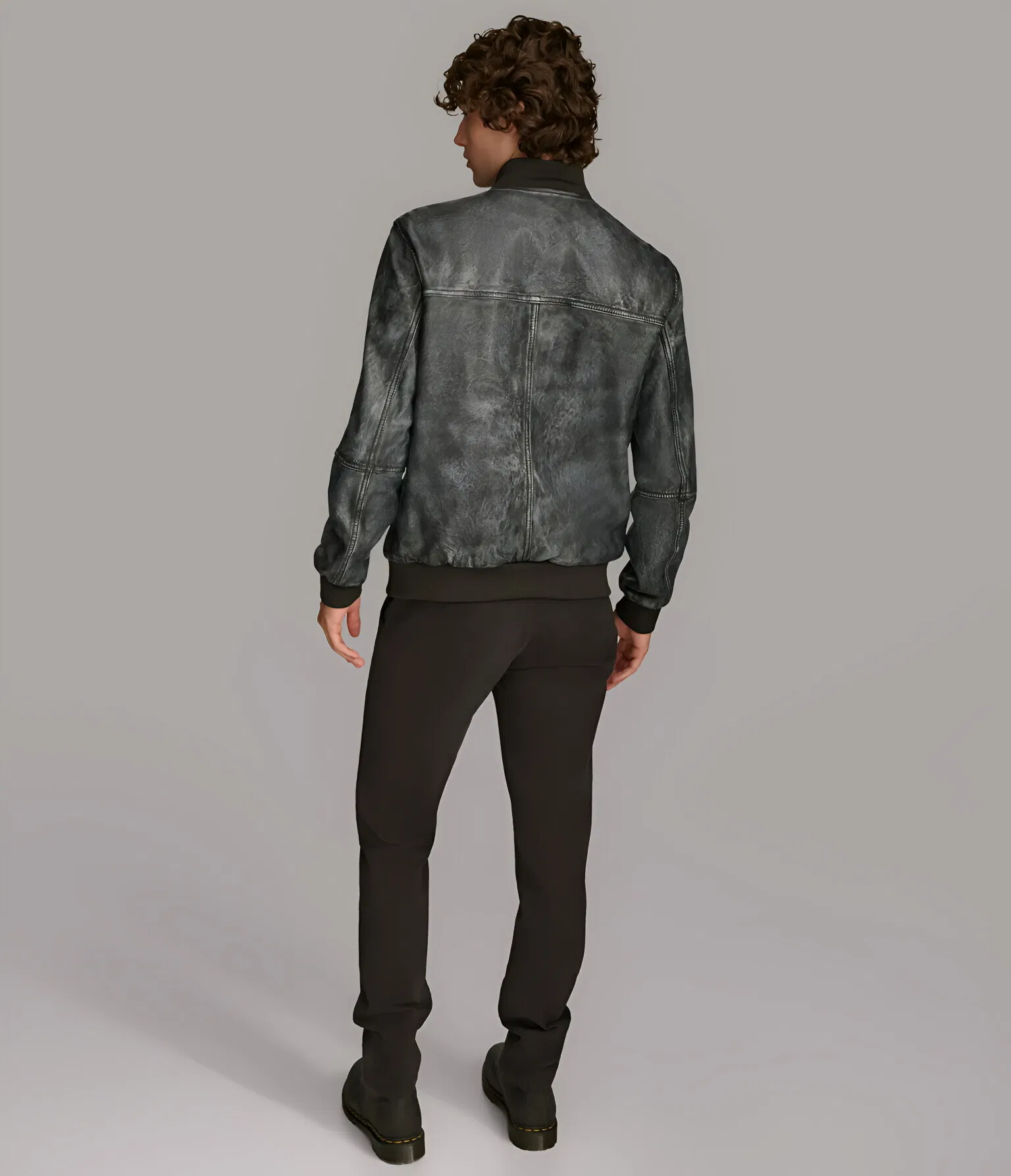 Trendy Snap&Zipper Faux Leather Jacket for Men