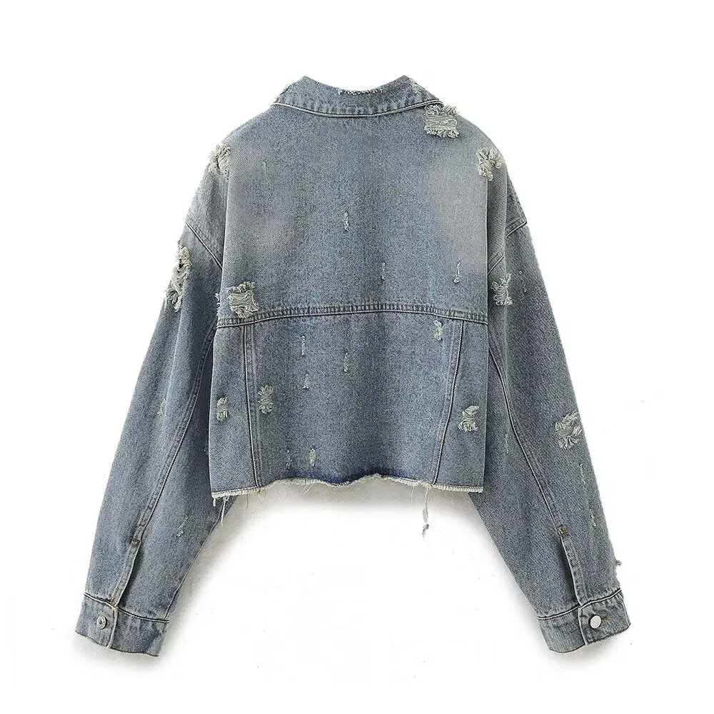 Custom Chic Classic Denim Jacket for Effortless Everyday Style