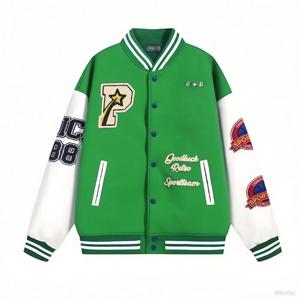 Spring Sports Events Like Marathons and Outdoor Games Sports Bomber Jacket