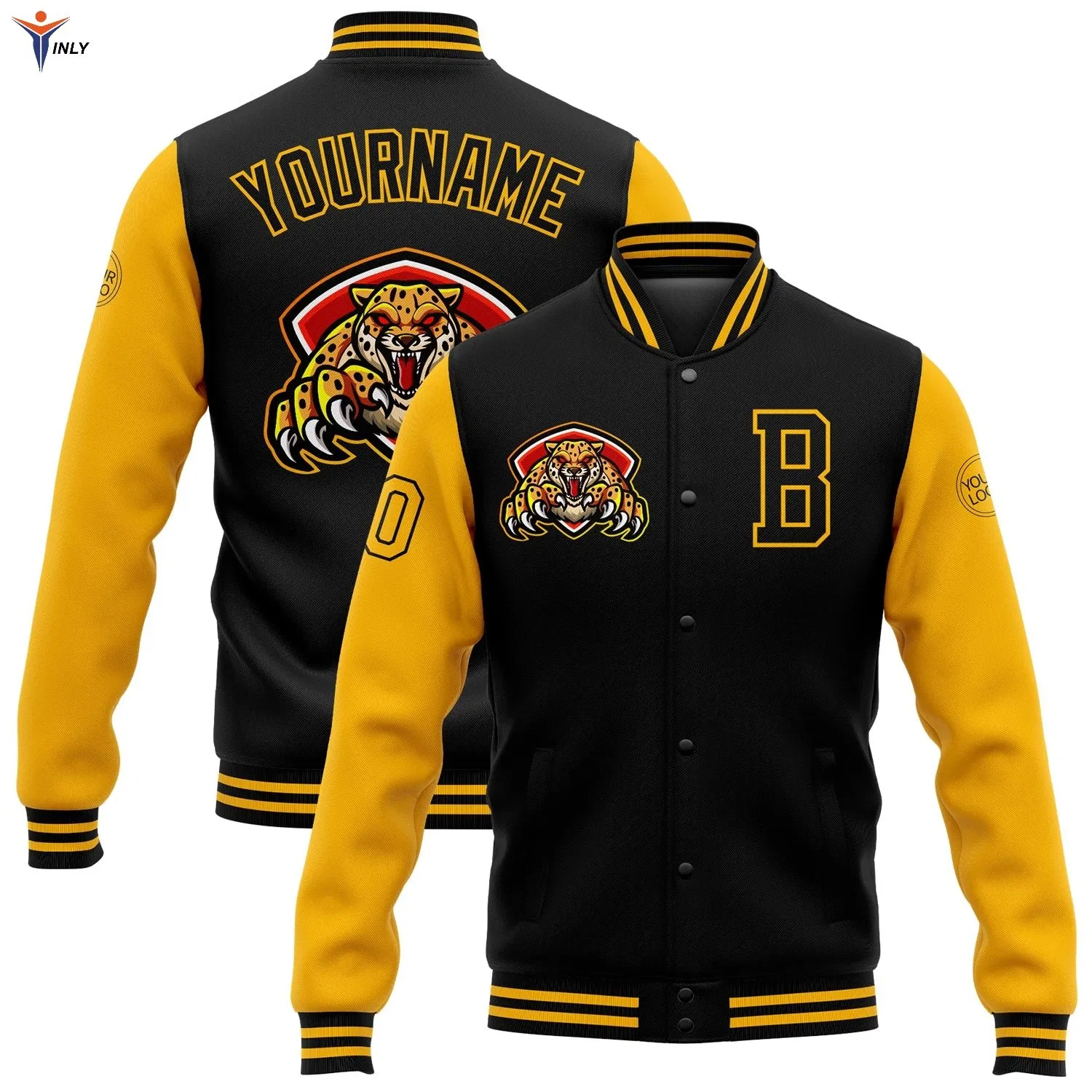 Custom Youth Casual Sportswear Design Embroidery Fleece Varsity Baseball Letterman Bomber Jacket