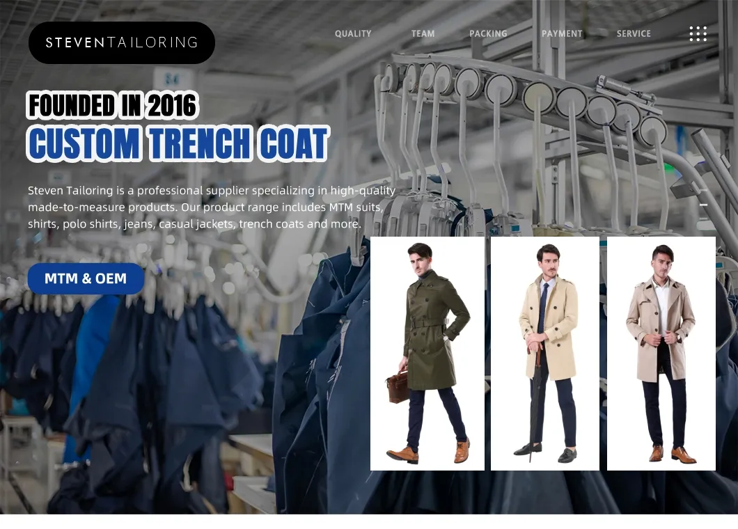 Custom Mtm Trench Coat