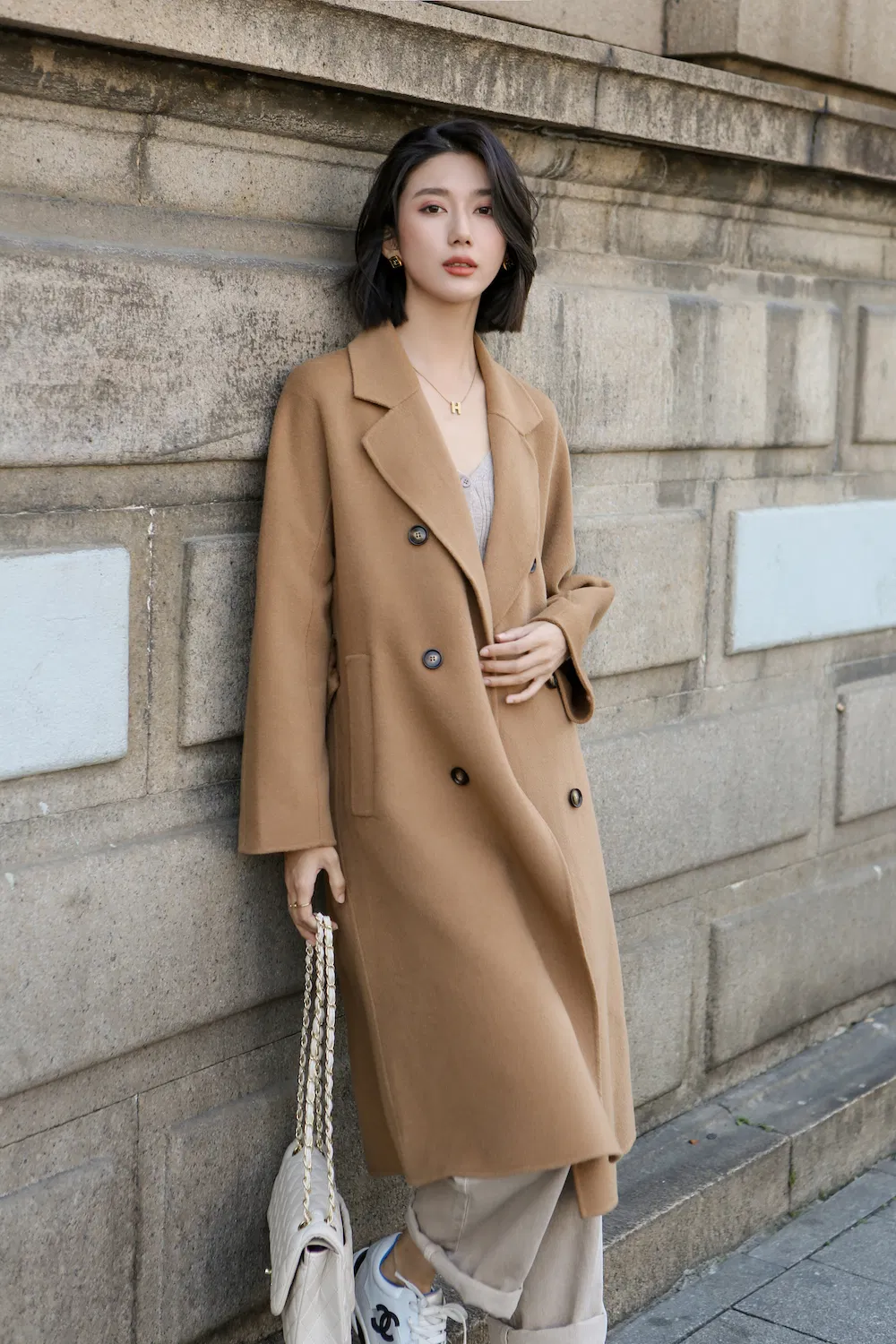 Customized Cashmere Coat Details