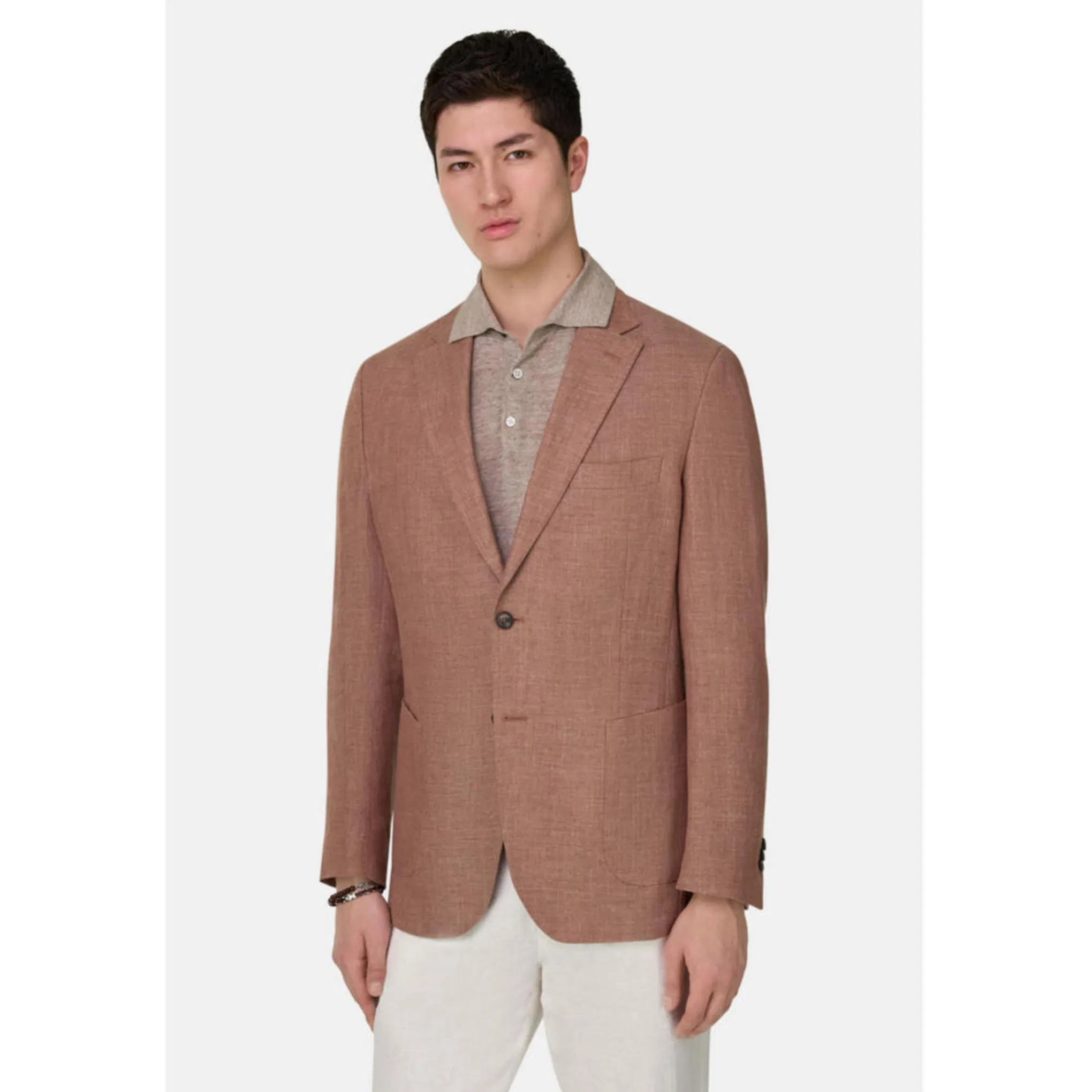 Brand Clothing Professional Manufacturer Wholesale One Piece Business Suits Blazer Jacket for Male Customized Linen Single Breast Men Suit Blazer