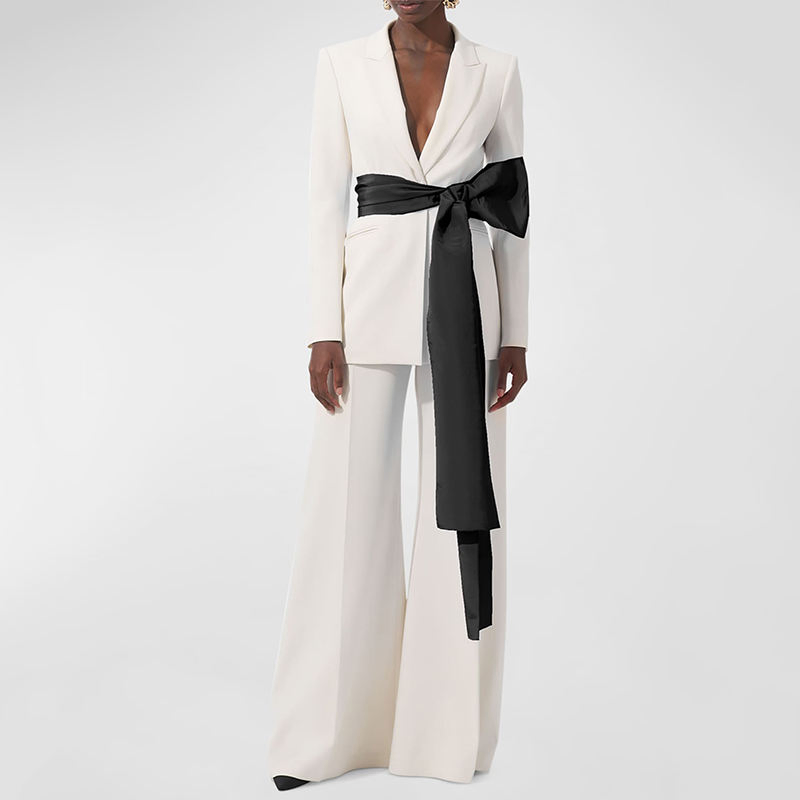 Stylish Women's Summer Blazer and Pants Set for Office Wear