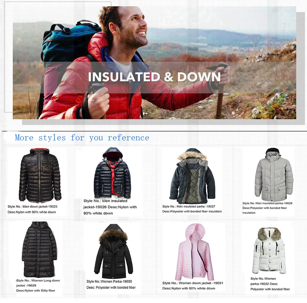 Men's Heavy Insulated Parka Front View