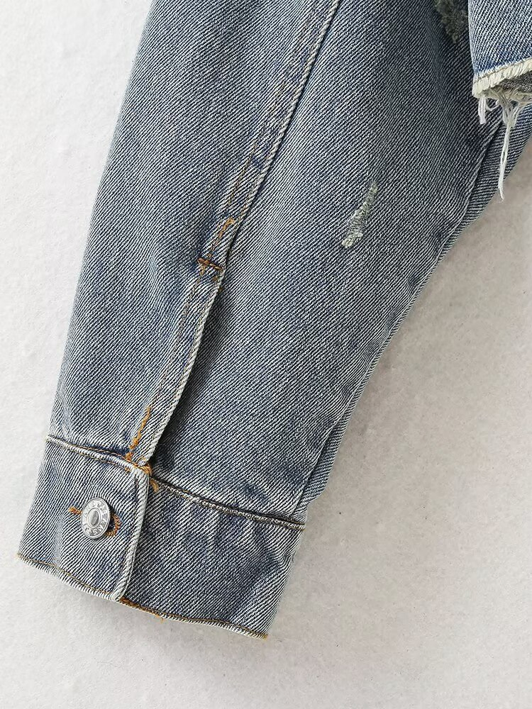 Custom Chic Classic Denim Jacket for Effortless Everyday Style