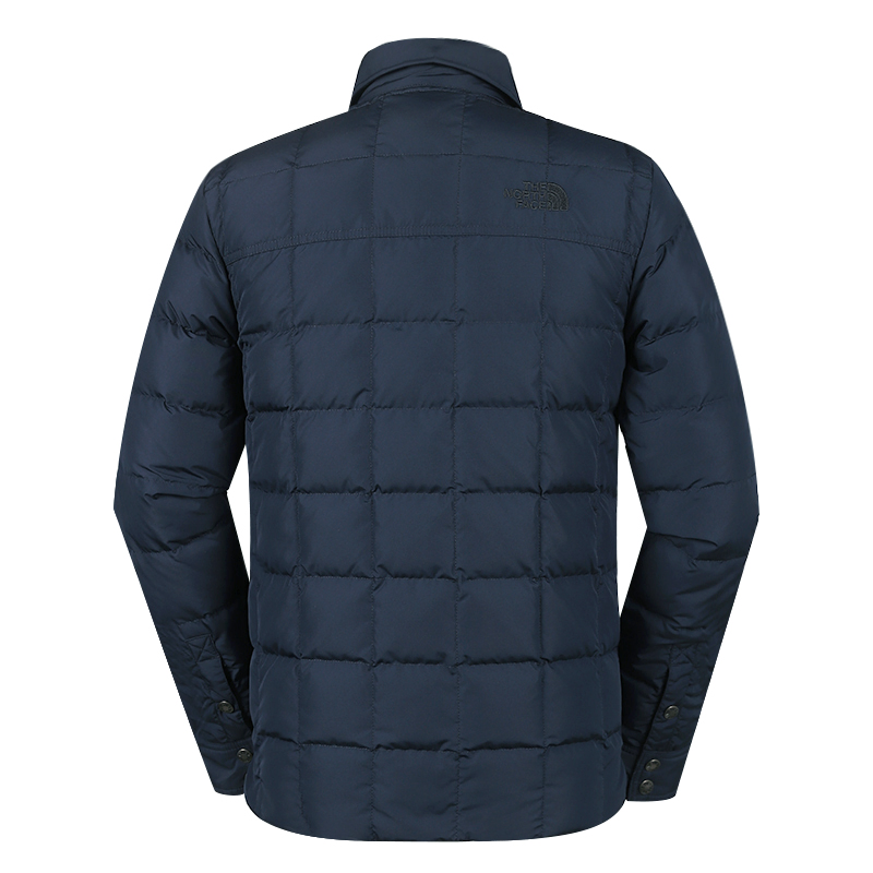Custom Winter Oversize Denim Bubble Down Jacket for Men