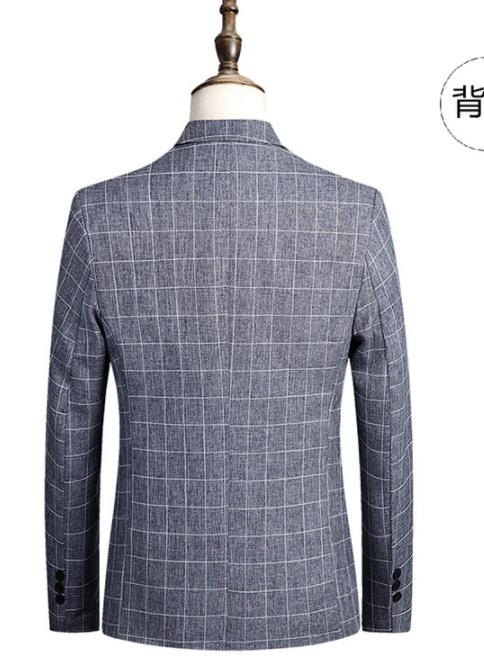 Blazer for Dinner Wedding Prom Men's Tuxedo Jacket Notched Lapel One Button Suit