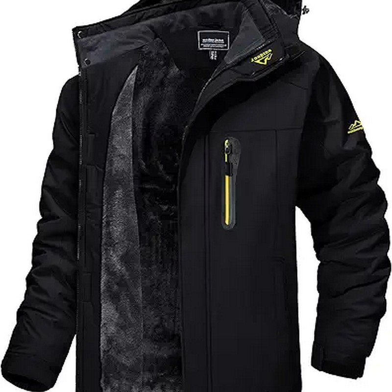 Lightweight Warm Puffer Jacket for Men - Insulated, Water Repellent &amp; Windproof