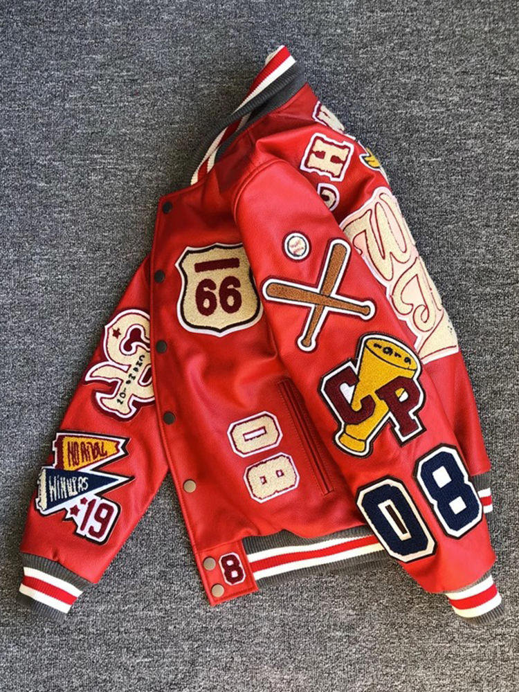 Raiders College Bomber Mens Varsity Baseball Jacket Starter Jackets for Man