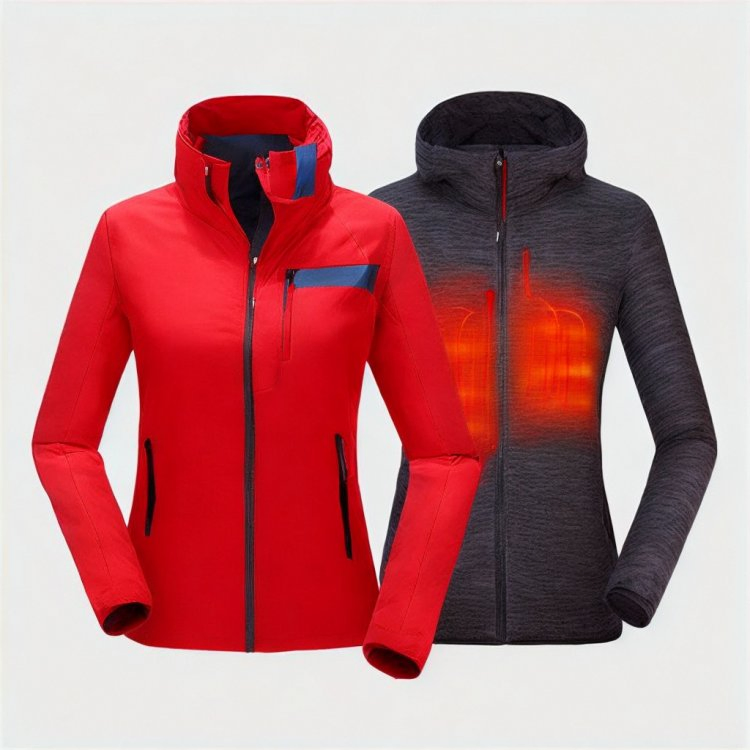 Factory Wholesale Manufacture Color Custom Heated Women Parka