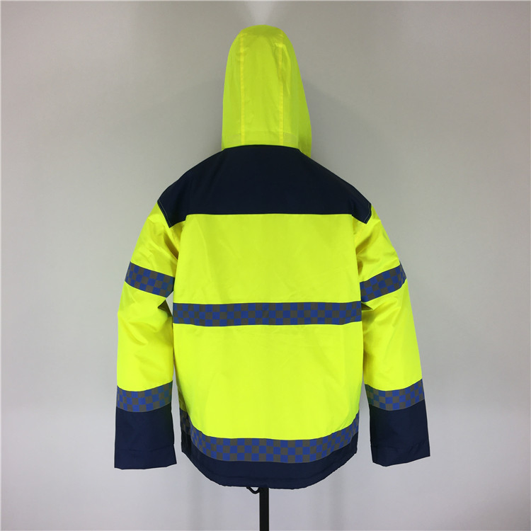 Customerized Traffic Hi Vis Winter Waterproof Parka