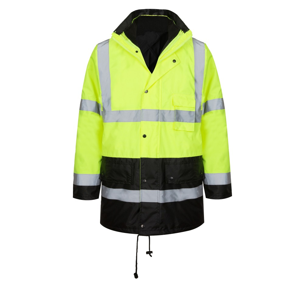 Outdoor Casual Workwear Fleece Parkas Jacket for Men Windproof Cargo Clothing with Multi-Pockets Wind Breaker Jacket Coats