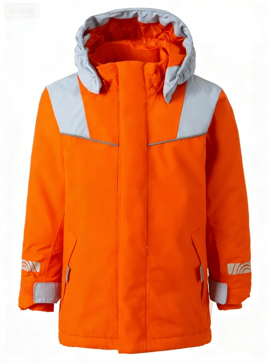 Children's Two-Tone Insulated Outdoor Parka