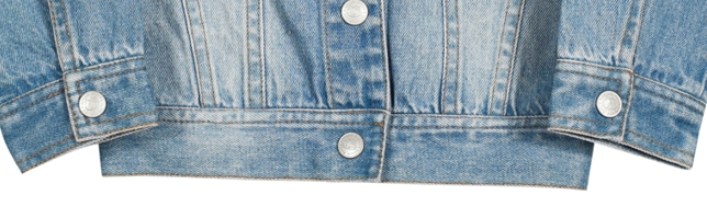 Fashion Coat Long Sleeve 100% Cotton Denim Jacket Clothing Outwear