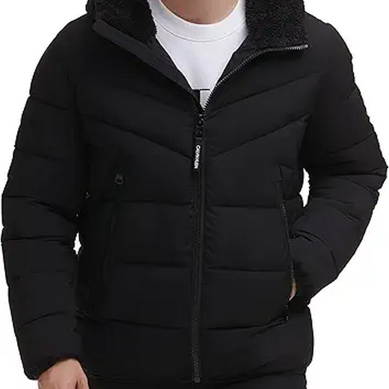 Lightweight Warm Puffer Jacket for Men - Insulated, Water Repellent &amp; Windproof