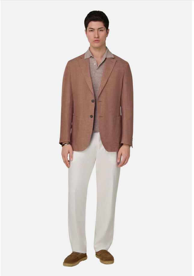 Brand Clothing Professional Manufacturer Wholesale One Piece Business Suits Blazer Jacket for Male Customized Linen Single Breast Men Suit Blazer