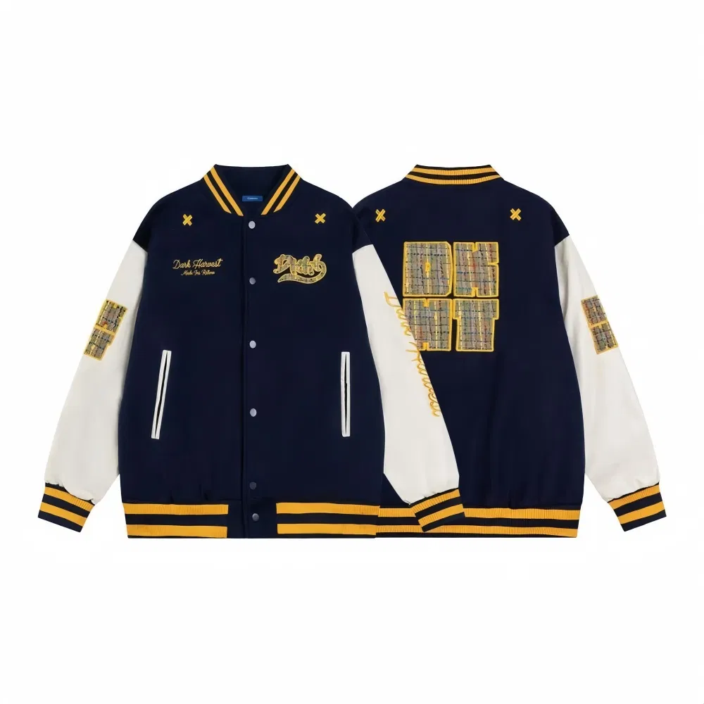 High Quality Outerwear Ensure No Ripping During Daily Use Sports Bomber Jacket