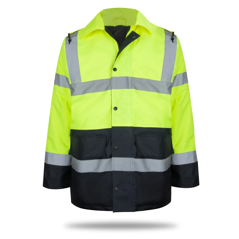 Outdoor Casual Workwear Fleece Parkas Jacket for Men Windproof Cargo Clothing with Multi-Pockets Wind Breaker Jacket Coats