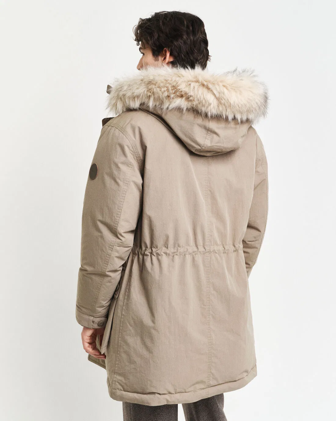 Wholesale Men Jacket Customized Active Clothes Men Water-Proof Puff Down Coat Male Down Parka Jackets Outdoor Outwear Man Wind-Proof Fur Hood Outdoor Coat